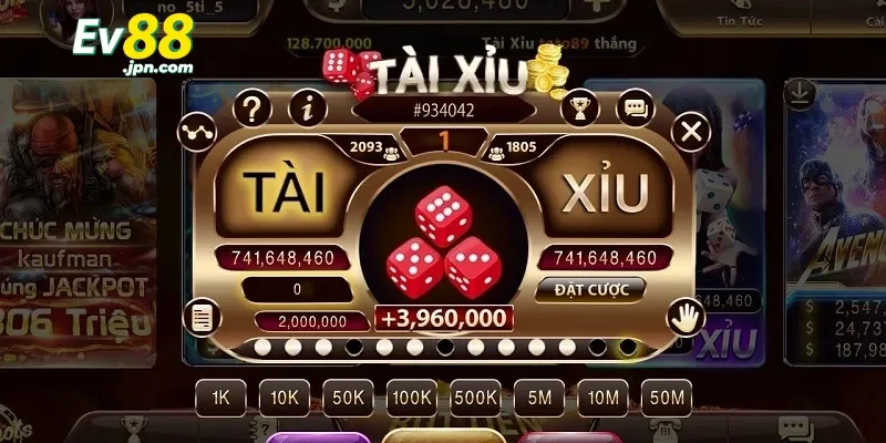 Tìm hiểu về tài xỉu Ev88